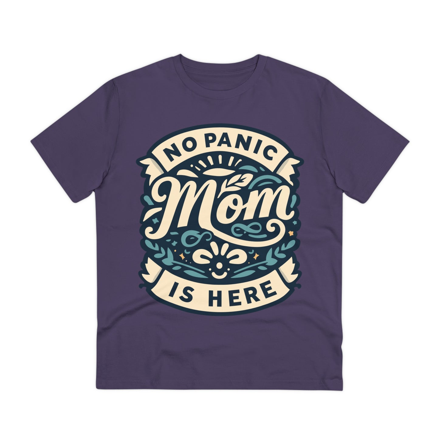 NO PANIC MOM IS HERE (BLUE) - Premium Shirt