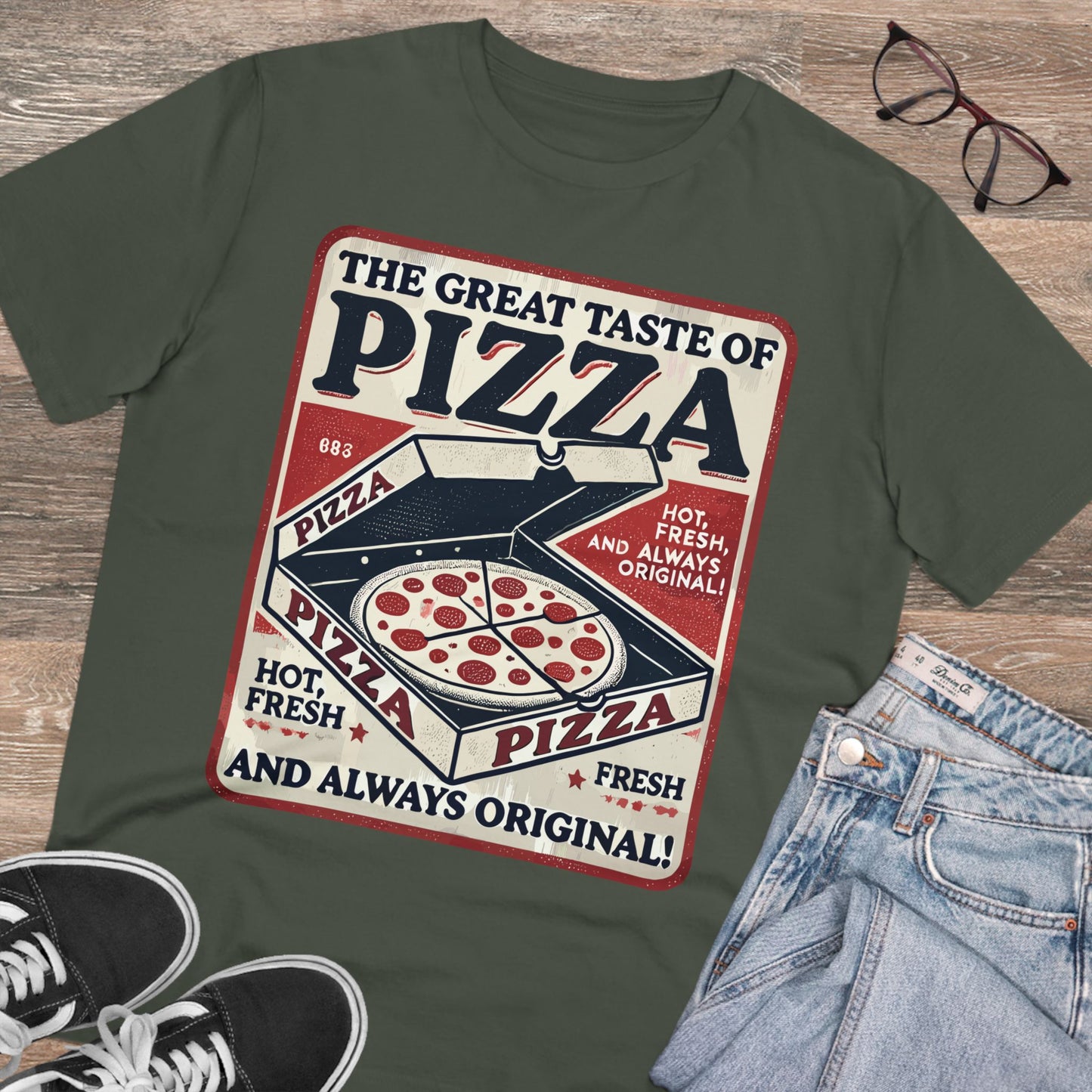 THE GREAT TASTE OF PIZZA - SHIRT