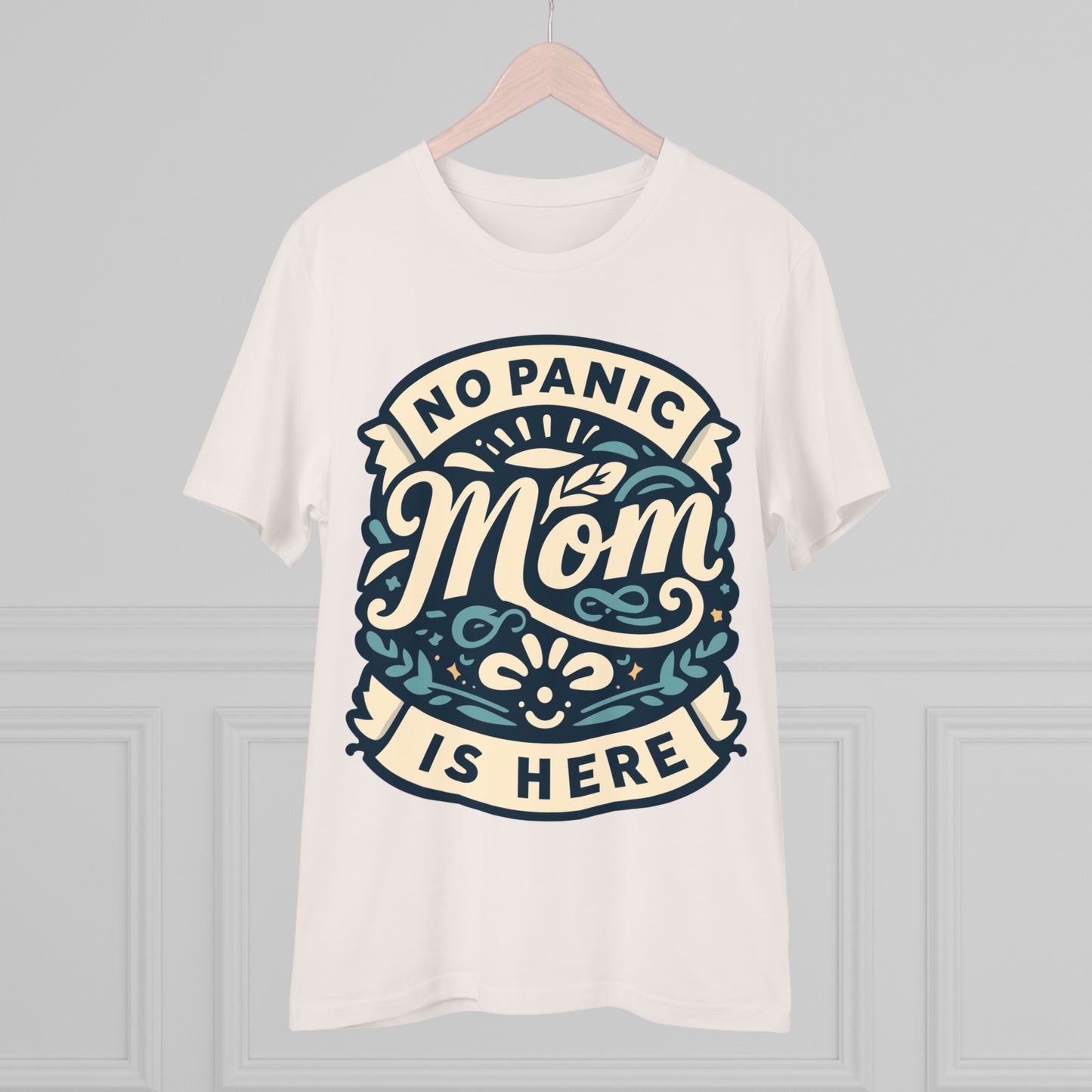 NO PANIC MOM IS HERE (BLUE) - Premium Shirt