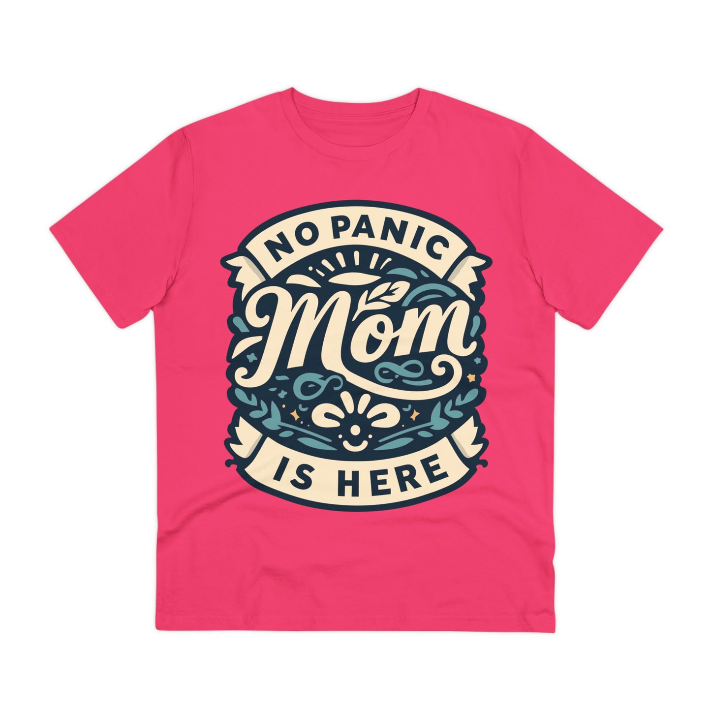 NO PANIC MOM IS HERE (BLUE) - Premium Shirt