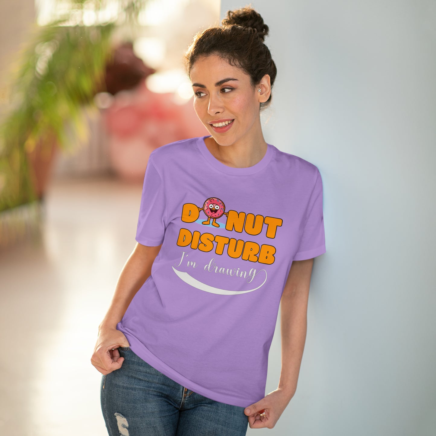 Donut Disturb I´m drawing - Unisex Shirt