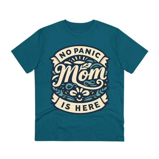 NO PANIC MOM IS HERE (BLUE) - Premium Shirt