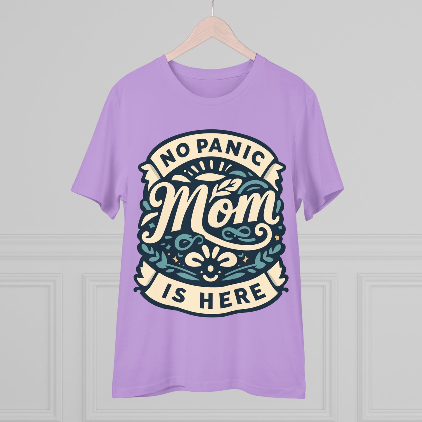 NO PANIC MOM IS HERE (BLUE) - Premium Shirt