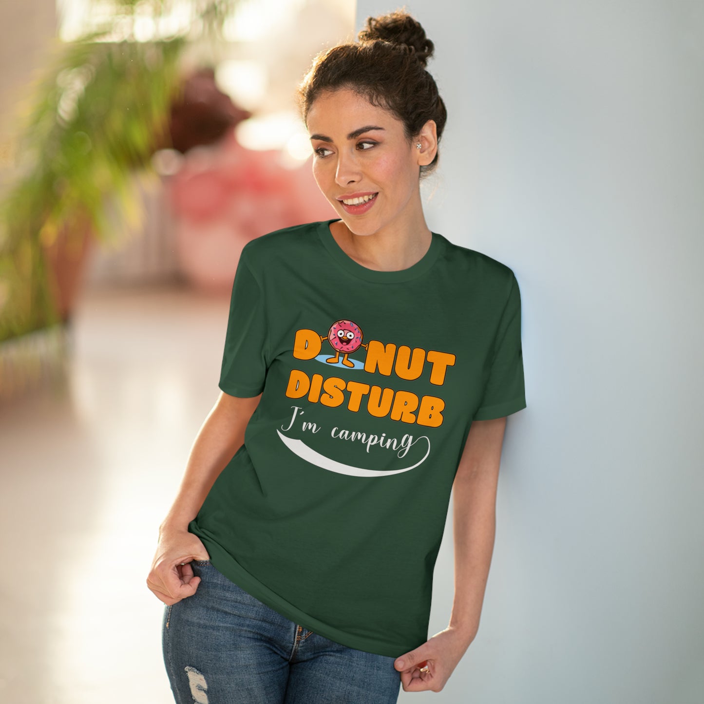 Donut Disturb I´m camping - Unisex Shirt