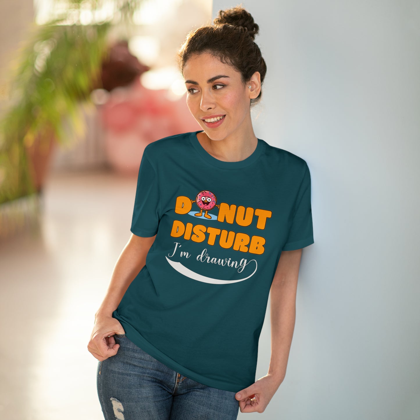 Donut Disturb I´m drawing - Unisex Shirt